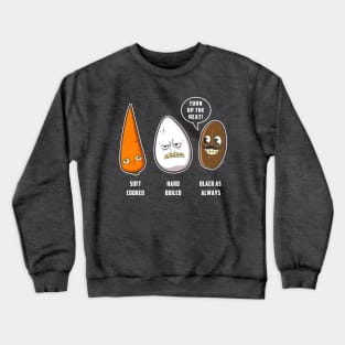 Carrot, Egg & Coffee Bean Crewneck Sweatshirt